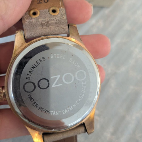 Oozoo watch used, beige unisex