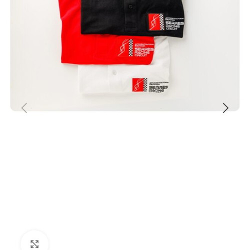 Polo long-sleeve shirt Serres Racing Circuit like new, red, size L