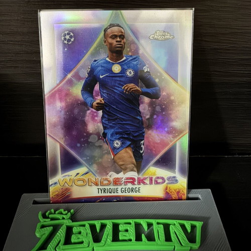 2025-26 Topps Chrome UEFA Club Competitions #WK-14 Tyrique George Wonderkids card