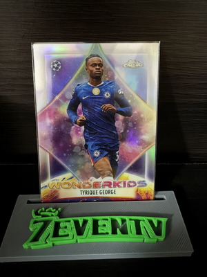 2025-26 Topps Chrome UEFA Club Competitions #WK-14 Tyrique George Wonderkids card