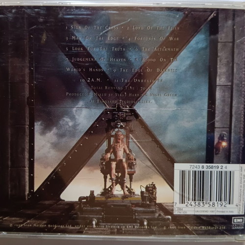 Iron Maiden The X Factor CD used, metal album 1995