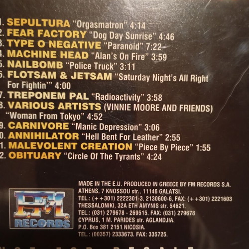 CD Metal covers used