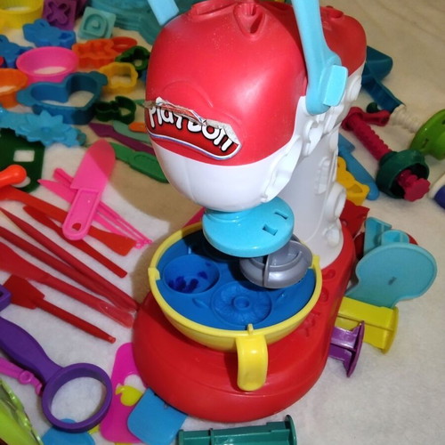 Play-Doh set used, with non-working figure included