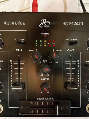 Rhythmyx RYM 202A DJ μείκτης 2 καναλιών μεταχειρισμένος