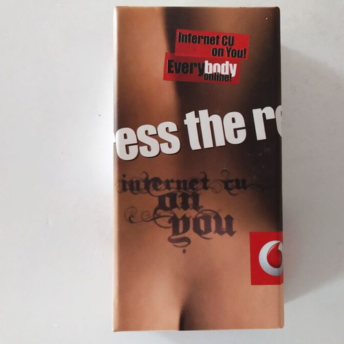 Vodafone CU box used, cardboard