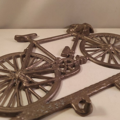 Brass bicycle hanger vintage, like new