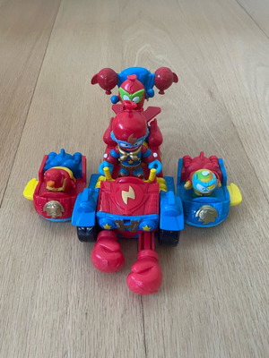 Superzings Ballon Boxer vehicle set like new