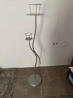 Candlesticks used, set of 2, height 1.32 m