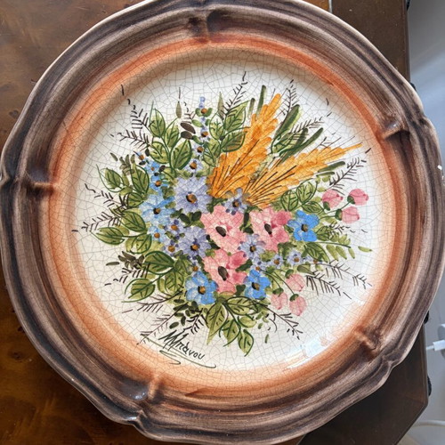 Hand-painted platter like new