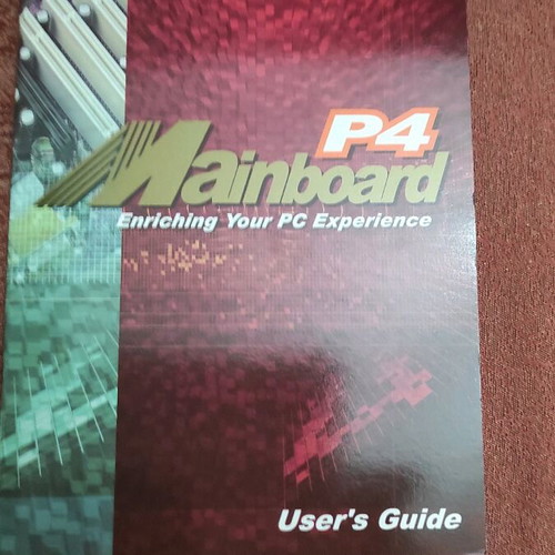 P4 Mainboard manual like new