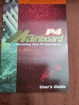 P4 Mainboard manual like new