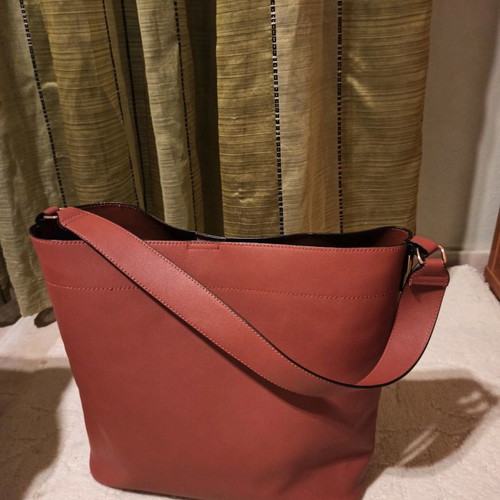 Asos shopper used oversized structured bag with contrast detail