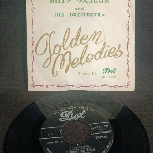 Billy Vaughn and His Orchestra Golden Melodies Vol 2 used