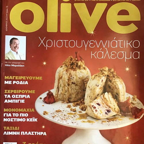 Olive magazines like new, pack of 8 issues