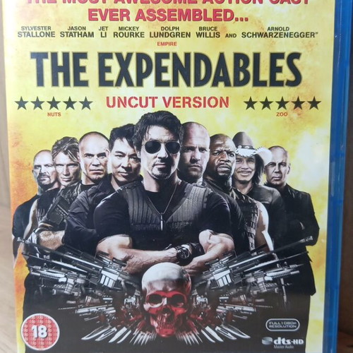 The Expendables Blu-Ray like new with English subtitles