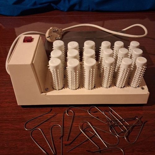Vintage Severin Typ 4900 Electric Hair Rollers set used