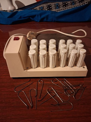 Vintage Severin Typ 4900 Electric Hair Rollers set used