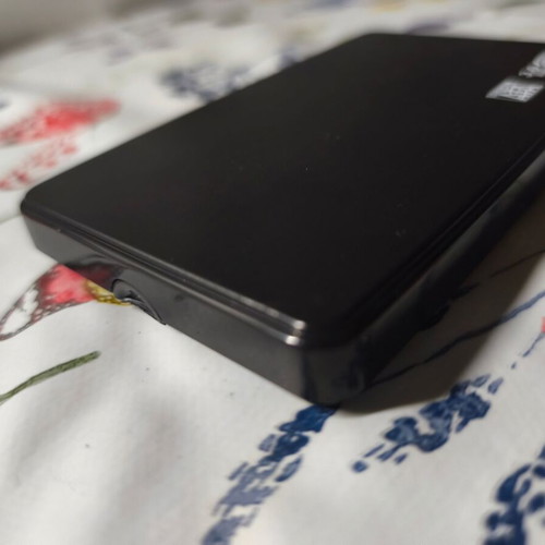 External hard drive enclosure with USB 3.0 Micro B cable