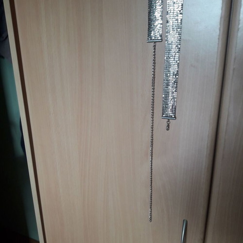 Metal belt new, adjustable, silver
