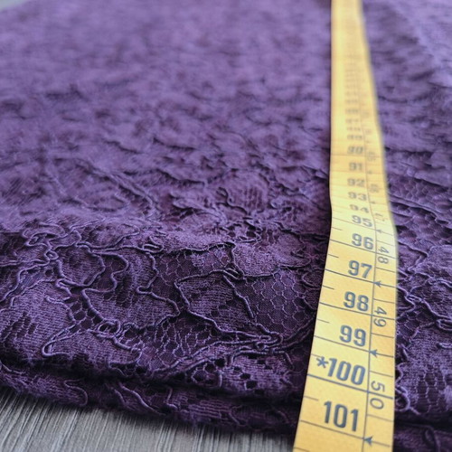 Diane von Furstenberg elastic lace dress purple like new XS/S