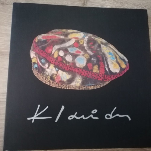 Klaudios Art Catalog used with artist's handwritten dedication