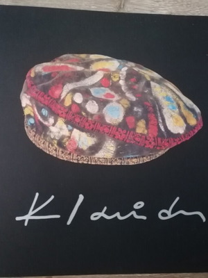 Klaudios Art Catalog used with artist's handwritten dedication