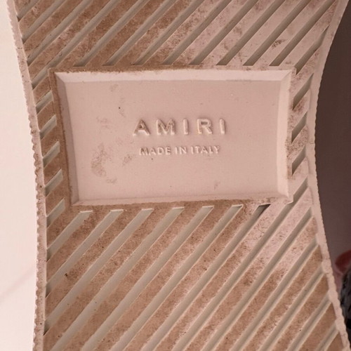 Amiri High Rise sneakers with Paisley bandana pattern like new