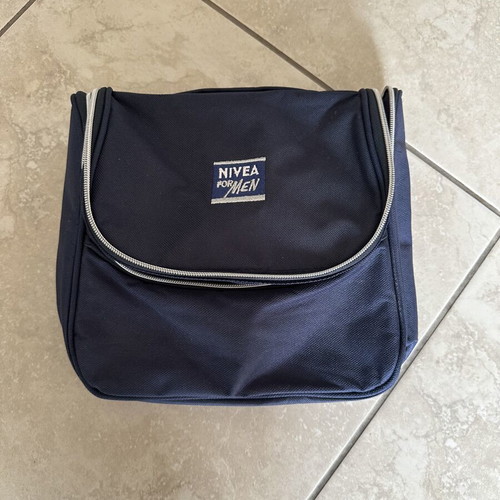 NIVEA for Men Travel Toiletry Bag like new, dark blue