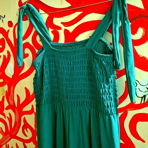 SO... Goods for Life emerald green summer jumpsuit, XS