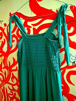 SO... Goods for Life emerald green summer jumpsuit, XS