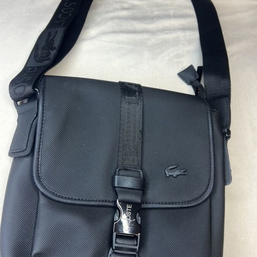 Black men's crossbody bag