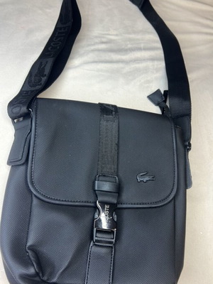 Black men's crossbody bag