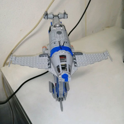 Lego Star Wars 75188 used, all pieces assembled without figures