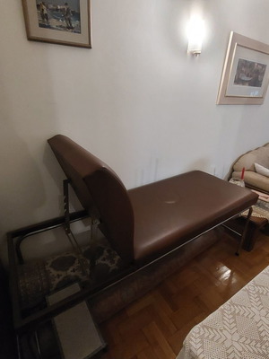 Folding examination, massage and aesthetic bed