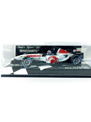 Minichamps B-A-R Honda 007 Malaysian GP 2005 1:43 scale model