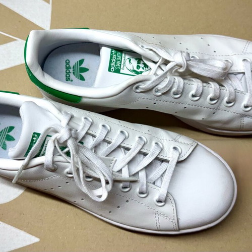 Adidas Stan Smith 38 athletic shoes like new, white and green