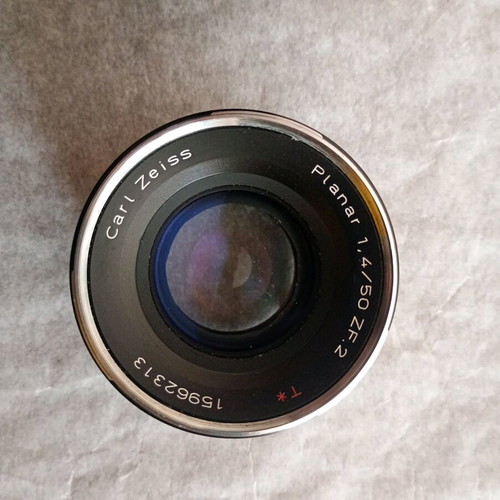 Zeiss Planar 50mm T 1.4 ZF2 Nikon mount used