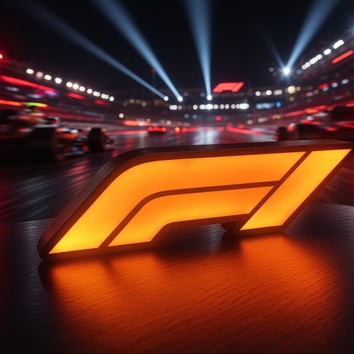 Formula 1 F1 logo LED lamp