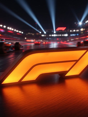 Formula 1 F1 logo LED lamp