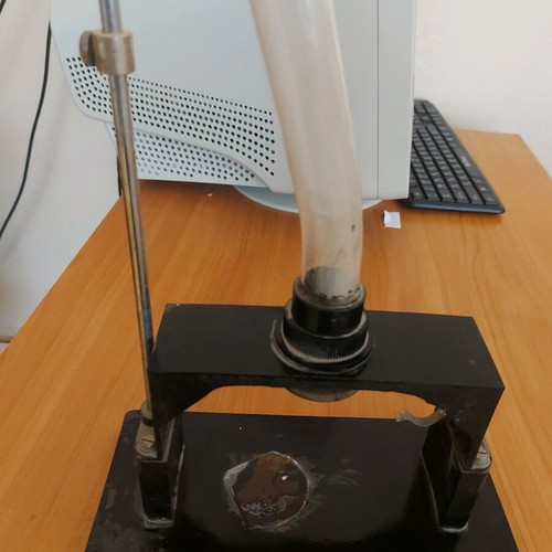 Physics device used from the socialist era with bakelite base
