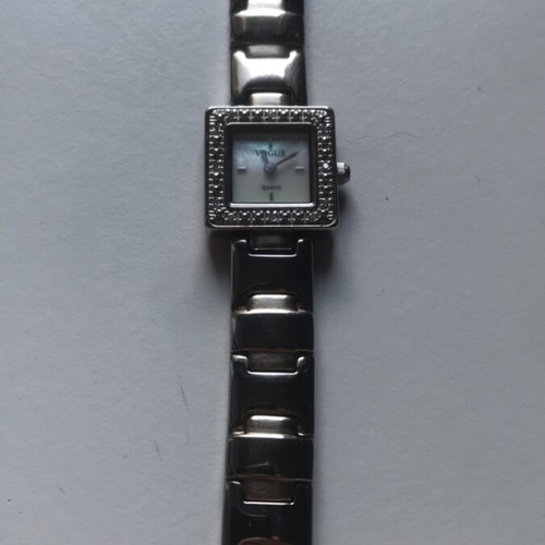 Vogue women's watch used, silver, 18 cm length