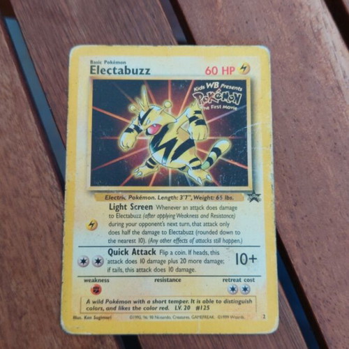 Electabuzz Pokemon card used (WP 2)