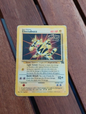 Electabuzz Pokemon card used (WP 2)