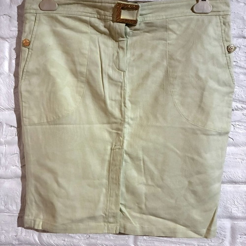 Roberto Cavalli skirt like new, size L, lemon-light green