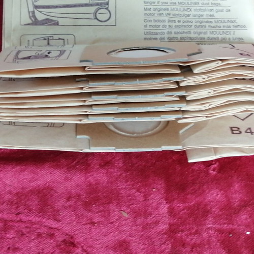 Vacuum Cleaner Bags Moulinex 6 Liters Set of 6 New Models 1990