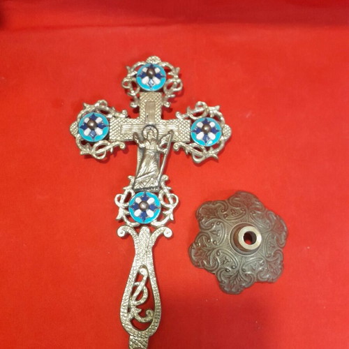 Bronze cross new, 30 cm height