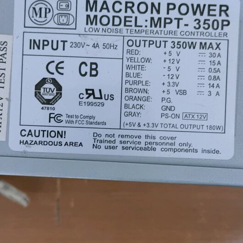 Computer power supplies used for repair, pack of 5 units