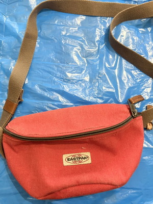 Eastpak waist bag in bright red canvas