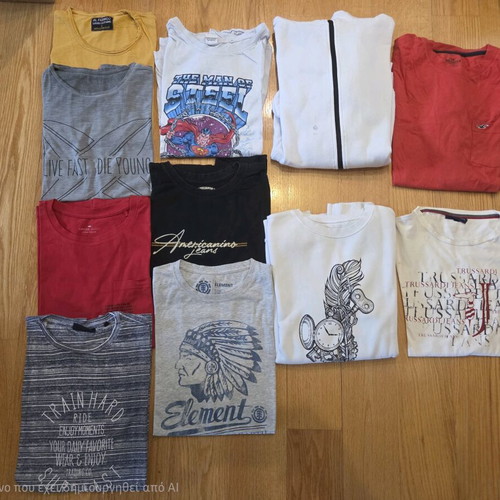 Men's clothes size Large like new, t-shirts, sweatshirts and jacket