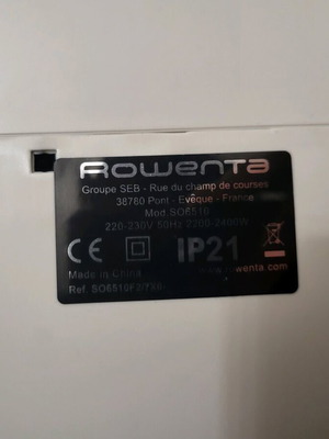 Αερόθερμο Rowenta Instant Comfort Aqua 2400W σαν καινούργιο